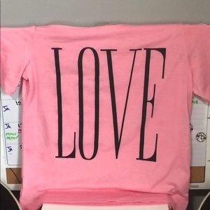 Hot Pink Summer off shoulder top